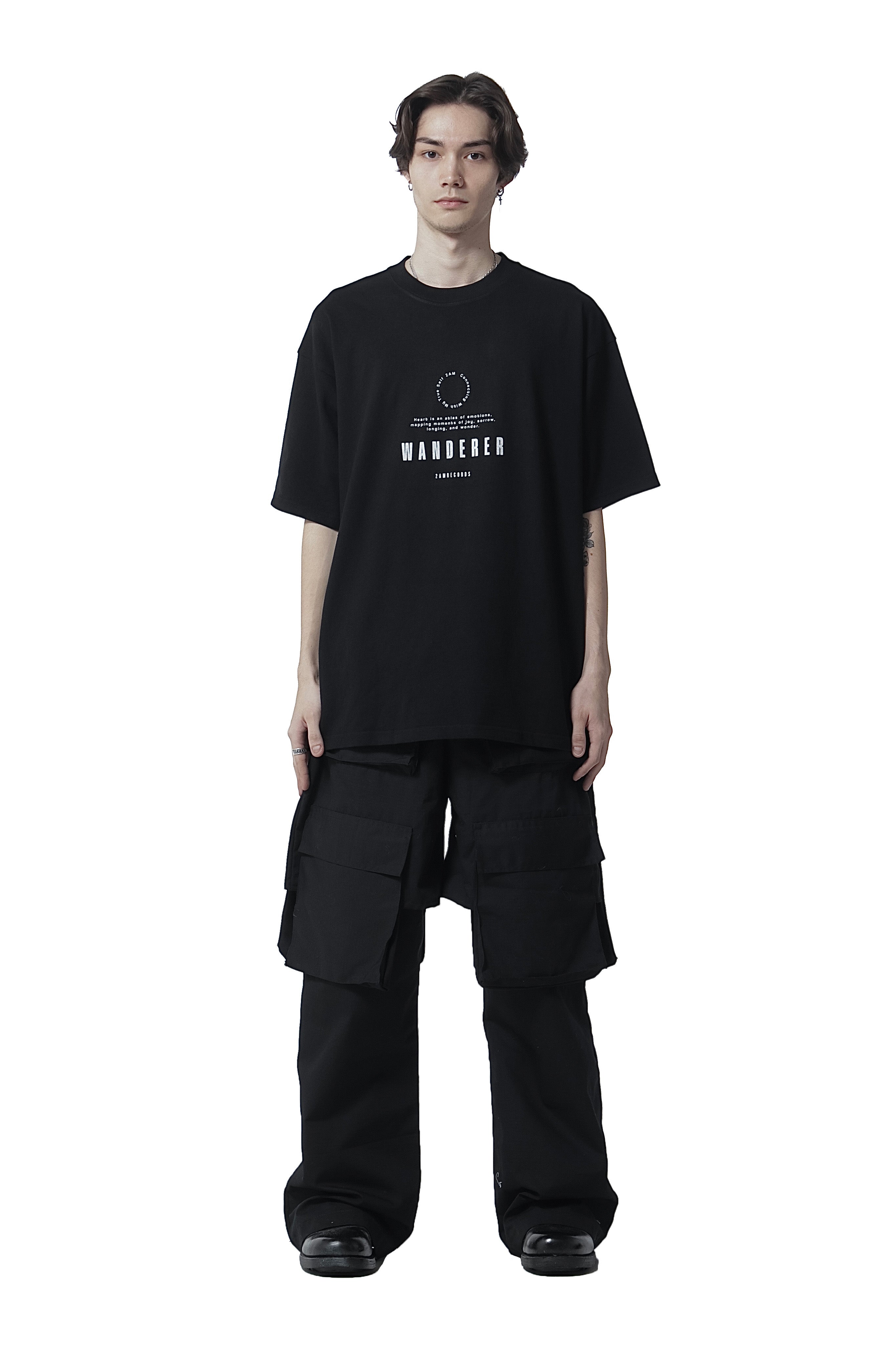 Washed Print T-shirt – 2AMRECORDS